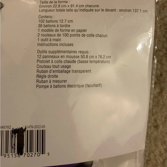 Celebrate It shaped crayon balloon kit - Picture 5 of 5